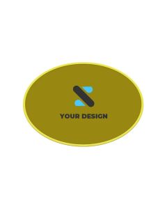 Custom Iron Oval Lapel Pins with Magnet Backing