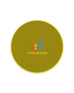 Custom Iron Round Lapel Pins with Military Clutch Backing 1.25" Dia.