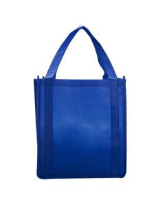 Custom Jumbo Reusable Shopping Bags 13" W x 15" H x 10" D with 20" Handles