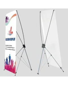 Customized Adjustable water base x banner 24" x 70"