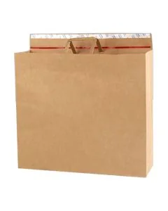 Custom Kraft Paper Shipping Bag White Paper Bag Paper Bag Supplier for Home Office Business Storage and Organizing
