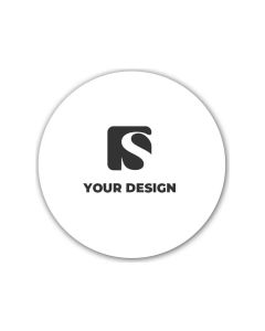 Custom Laminated Plastic Round Lapel Pins 1" Diameter