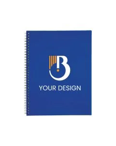 Custom Large Business Spiral Notebook – 80 Page Polypropylene Cover Notebook