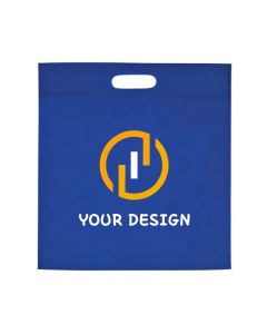 Custom Large Heat Sealed Non-Woven Exhibition Tote 16"H x 15"W