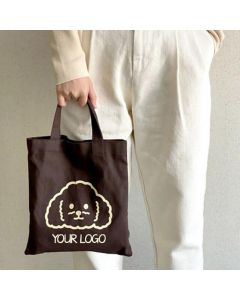 Custom Lightweight Laptop 9.84" W x 11.02"H Bag Cotton Book Bag Grocery Shopping Gift Bags