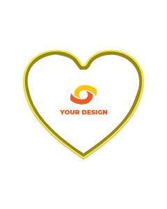 Custom Logo Heart-Shaped Lapel Pins with Thick Magnet