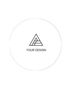Custom Logo Laminated Plastic Round Lapel Pins