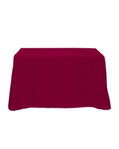 Custom Logo Print 4-Foot Table Cover - 65% Polyester/35% Cotton