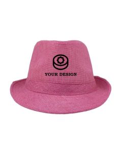 Custom Logo Printing Stylish Fedora Hat