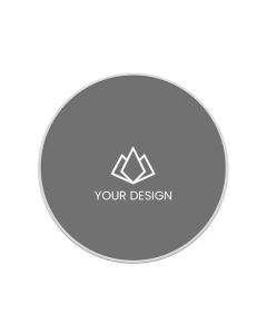 Custom Logo Round Lapel Pins with Military Clutch 0.88" Dia