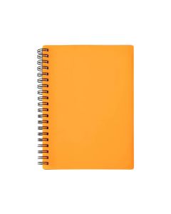 Custom Logo Rubbery Spiral Notebook for Meetings & Conferences 