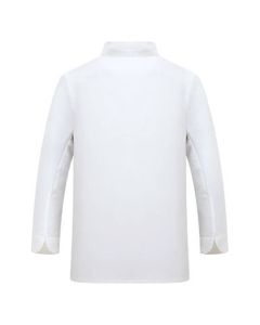 Custom Long Sleeve Chef Uniform Stand-up Collar Single-breasted Kitchen Coat