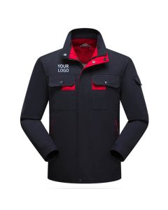 Custom Long Sleeve Turndown Jacket Winter Work Wear Labor Worker Uniform Labour Coat