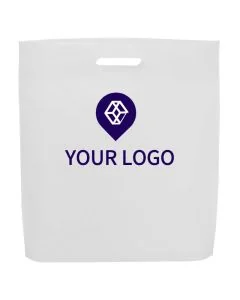 Custom Non-woven Die Cut 15W x 16H Gift Bag Retail Shopping Tote Grocery Bags