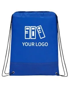 Custom Non-woven 13W x 16.5H Drawstring Bag Lightweight backpack for Sport Gym Travel