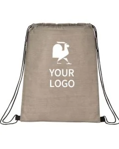 Custom Non-woven 15.5W x 15H Drawstring Bag Reusable Sport Gym Bags