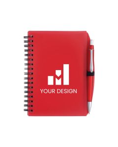 Custom Pen Pal Notebook Set with 68 Lined Sheets and Matching Pen 