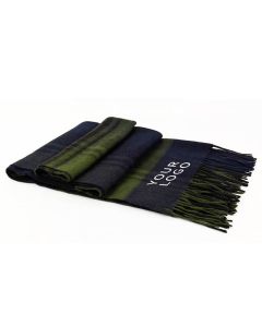 Custom Promotional Scarf Long Shawls Winter Warm Wraps Tassels Blanket