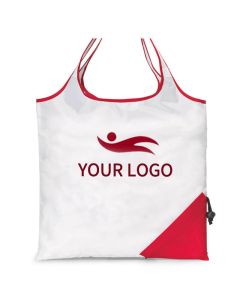 Custom Polyester 15W x 16H Shopping Totes Reusable Merchandise Bag Grocery Bags