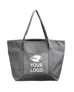 Custom Polyester Shoulder 19W x 13H Handbag Large Travel Bag Grocery Bags Shopping Tote
