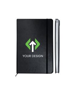 Custom Premium Engraved Notebook: Durable Hardcover Journal with Gilded Edges