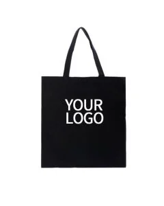 Custom Printed Logo 14"W x 15"H Handbag Eco-friendly Reusable Shopping Non-woven Tote Promotional Bag