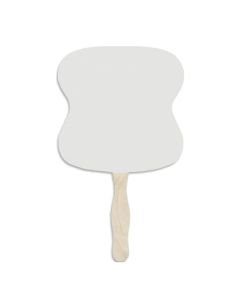 Custom Printed Logo Mini Hand Fans with UV Coating Perfect for Mailings 5" x 5"