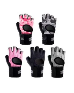 Custom Promotional Fitness Gloves Training Gloves Half Fingers Protective Workout Gloves