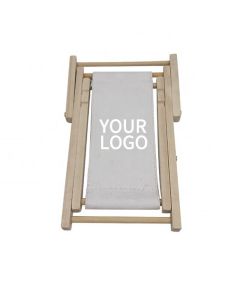 Custom Promotional New Style Wooden Phone Stand Beach Chair Shaped Cell Phone Holder Desk Decoration