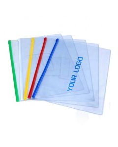 Custom PVC Plastic Pencil Bag Paper Storage Bag Reusable Envelope For Students