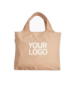 Custom Reusable Recycled RPET 19.69"W x 16.14"H Large Grocery Store Shopping Foldable Tote Bags with Customized Logos