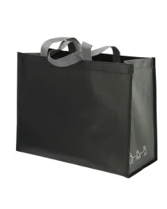 Custom RPET Laminated Matte Non-Woven Shopper Tote 13"H x 17" W