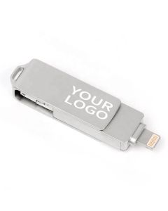 Custom Flash Drive 3 in 1 USB Flash Drive USB 2.0 3.0 Pen Drive Thumb USB Stick with OTG function for Android iPhone