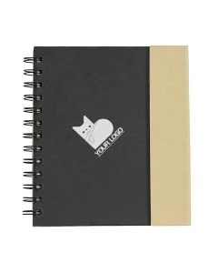 Custom Spiral Notebooks with Memo Stickers Pen Loop Magnetic Closure A5 Note Book
