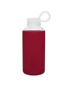 Custom Stylish 16 oz Borosilicate Glass Water Bottle