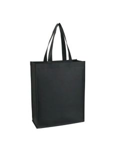 Custom Stylish Matte Laminated Non-Woven Shopper Tote Bag 16"H x 12.5" W x 5" D
