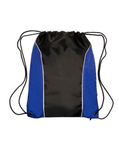 Custom Stylish Side Color Drawstring Backpack 17" H x 13.5" W