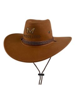 Custom Suede Cowboy Hat Unisex Western Ethnic Style Retro Jazz Knight Hats