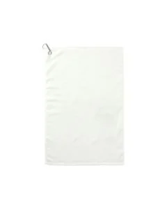 Custom Terry Golf Towel with Grommet and Carabiner Clip for Secure Attachment