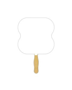 Custom Time-Saving Hour Glass Shaped Fans 7.5"x7.75" - Cool Promotion for Any Event