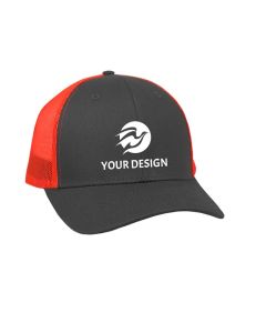 Custom Twill Trucker Cap with Mesh and Snapback Closure