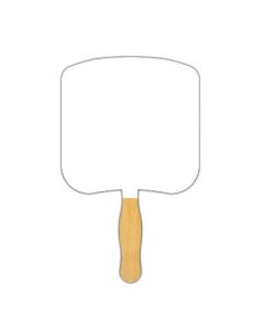 Custom Unique Bread Slice Shaped Fans 8.25" - Promote Your Brand at Outdoor Events