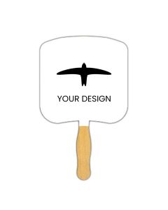 Custom Unique Bread Slice Shaped Fans 8.25" - Promote Your Brand at Outdoor Events