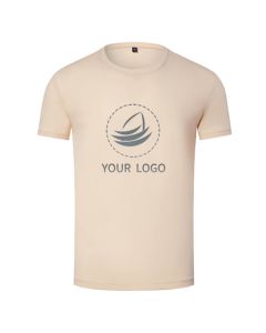 Custom Unisex Crewneck Short Sleeve Workout Top Round Neck Cotton Blend Tee Shirt for Sports Gym