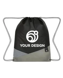 Custom Water-Resistant Non-Woven Cross Sports Pack with Mesh Accent 18"H x 14" W