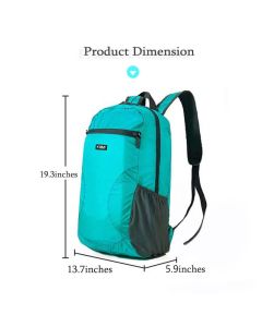 Custom Water Resistant Lightweight Packable Backpack for Travel Camping Outdoor