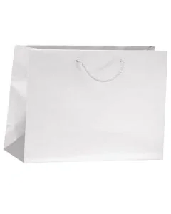 Custom Paper Gift Bags 16W x 12H Laminated Retail Shopping Packing Bag