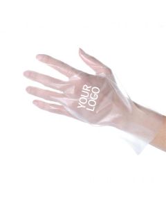 Custom Wholesale Clear Color Plastic Polythene Cooking Gloves Disposable TPE Gloves