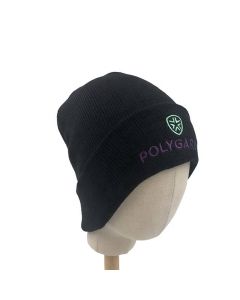 Custom Winter Streetwear Flip Knitted Hats Loose Cuffed Knit Hat For Men Women