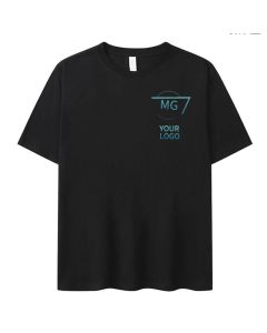 Custom Woman Summer Blouse Cotton Crewneck Short Sleeve T-shirt Regular Fit Workout Tee Shirt 